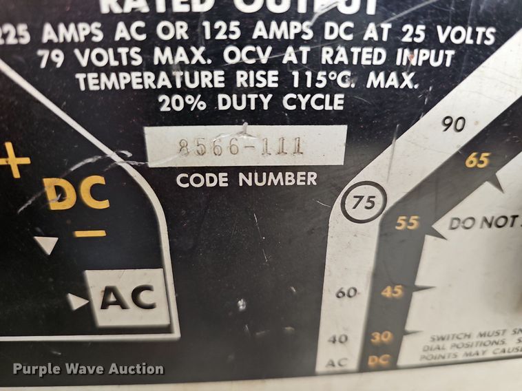 image for item EK5733 (2) Lincoln Electric AC/DC welders 