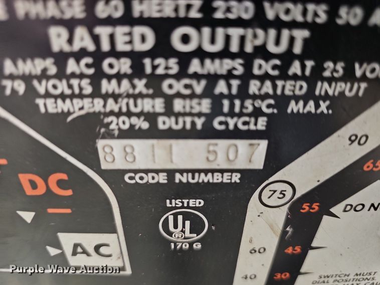 image for item EK5733 (2) Lincoln Electric AC/DC welders 