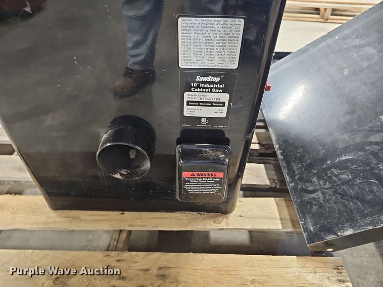 image for item EK5734 Saw Stop ICS31230 cabinet saw