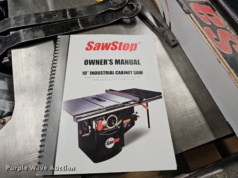 image for item EK5734 Saw Stop ICS31230 cabinet saw