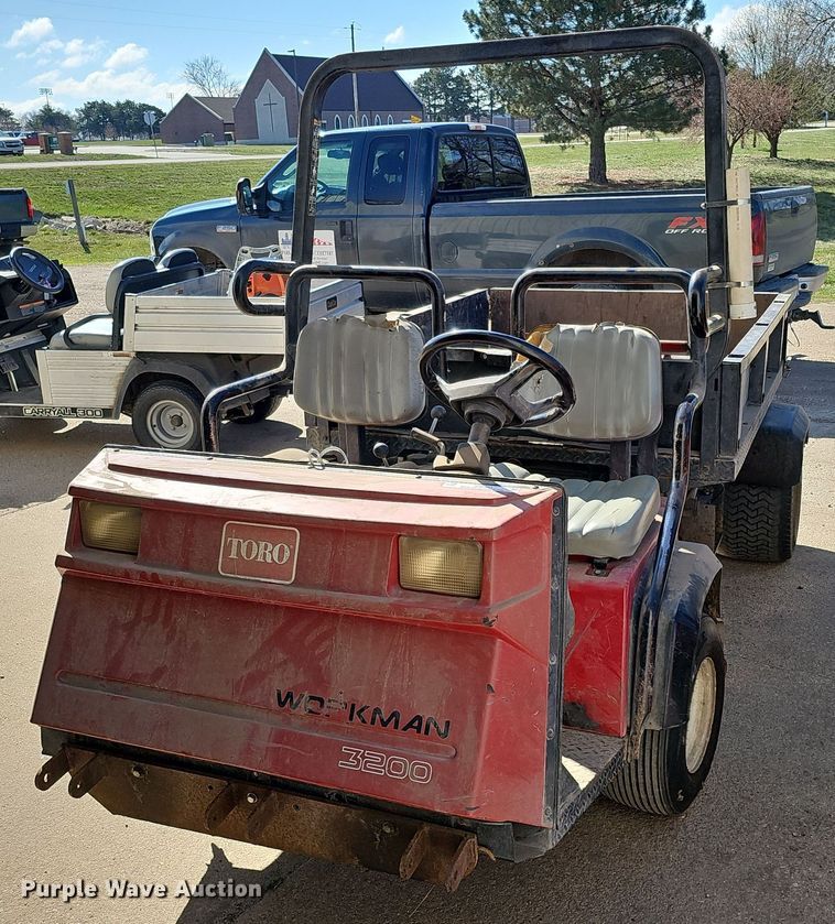 image for item IO9901 Toro Workman 3200 utility vehicle