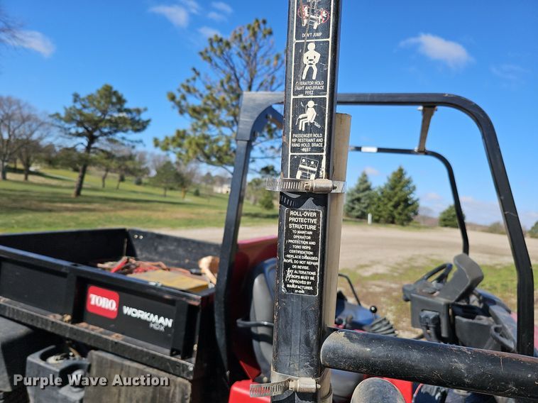 image for item IO9901 Toro Workman 3200 utility vehicle