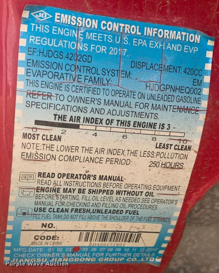 image for item KX9940 (2) generators