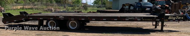 image for item KX9947 2016 Big Tex 4XPH-25+5 equipment trailer