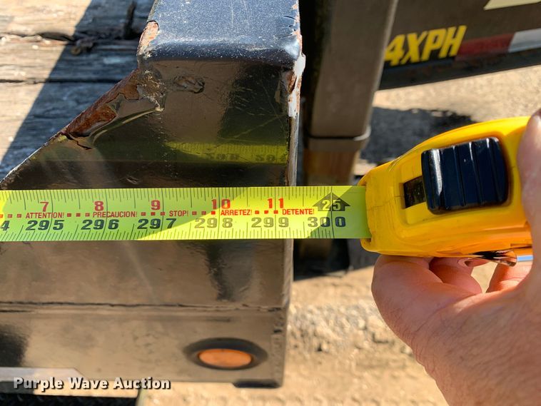 image for item KX9947 2016 Big Tex 4XPH-25+5 equipment trailer