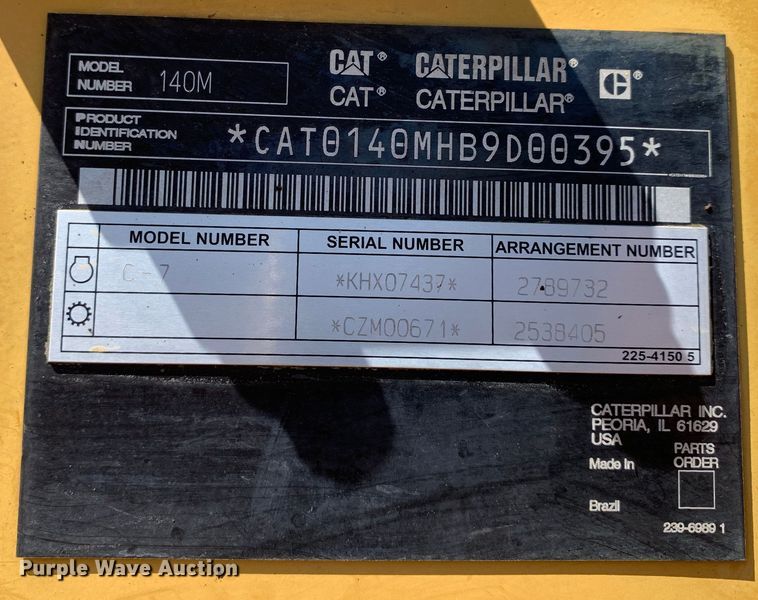 image for item KX9948 2008 Caterpillar  140M motor grader