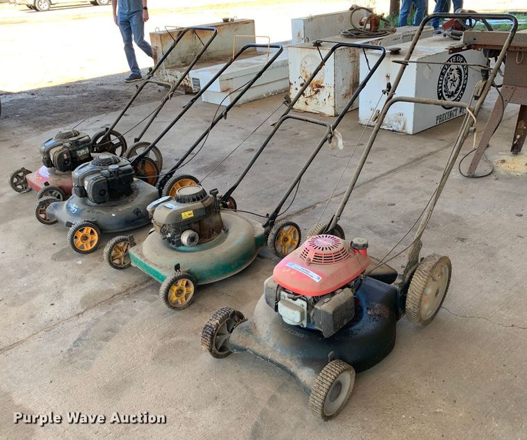 image for item KX9953 (4) push mowers