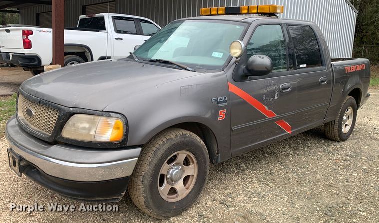 image for item KX9966 2003 Ford F150 SuperCrew pickup truck