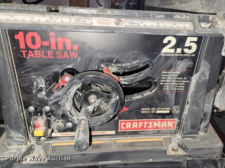 image for item LC9904 Craftsman 10