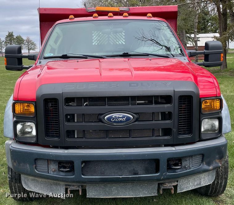 image for item LW9032 2008 Ford  F550 SuperDuty XL SuperCab dump truck