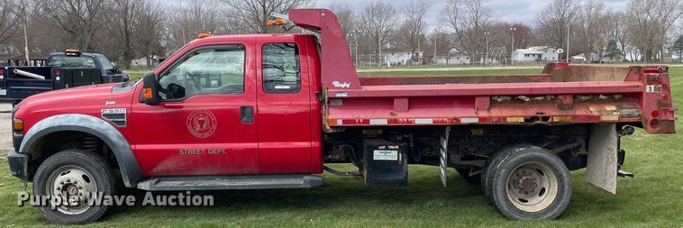 image for item LW9032 2008 Ford  F550 SuperDuty XL SuperCab dump truck