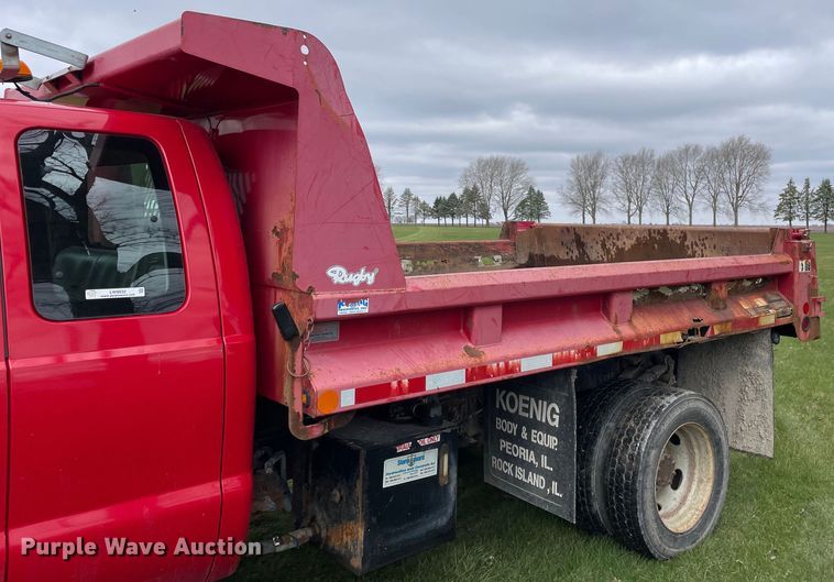 image for item LW9032 2008 Ford  F550 SuperDuty XL SuperCab dump truck
