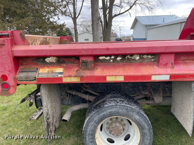 image for item LW9032 2008 Ford  F550 SuperDuty XL SuperCab dump truck