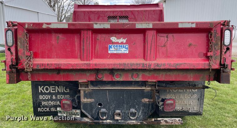 image for item LW9032 2008 Ford  F550 SuperDuty XL SuperCab dump truck