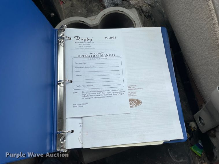 image for item LW9032 2008 Ford  F550 SuperDuty XL SuperCab dump truck