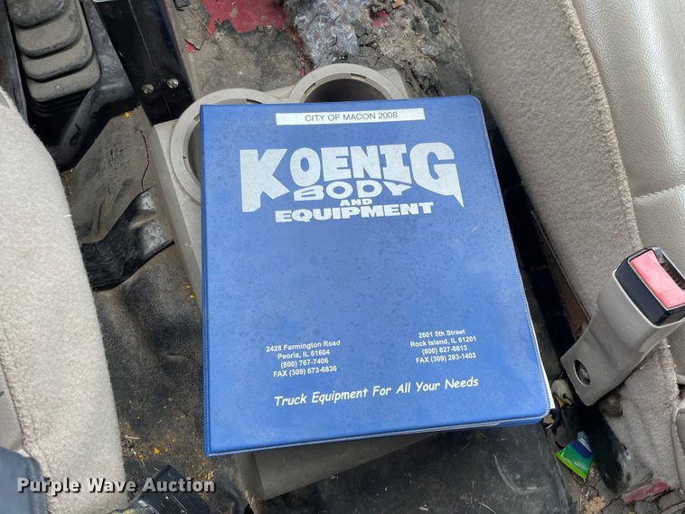 image for item LW9032 2008 Ford  F550 SuperDuty XL SuperCab dump truck