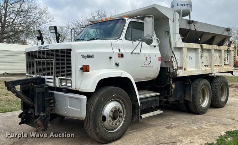 image for item ND9117 1988 GMC C7000 dump truck