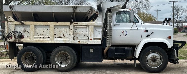 image for item ND9117 1988 GMC C7000 dump truck