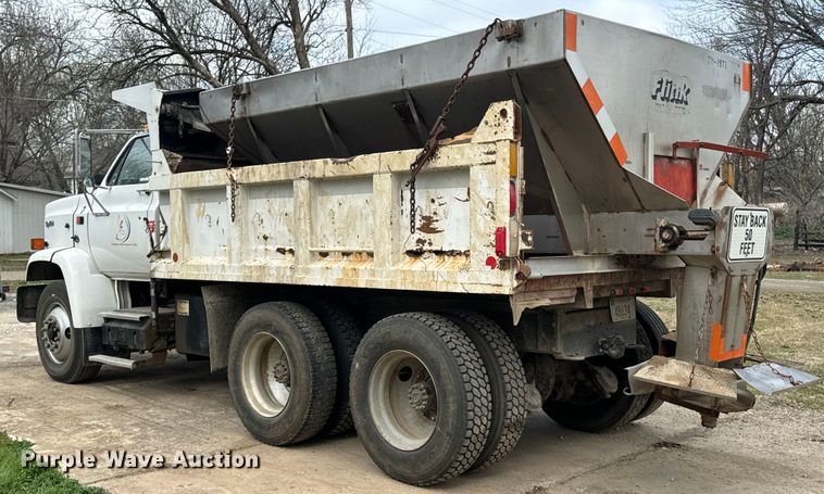 image for item ND9117 1988 GMC C7000 dump truck