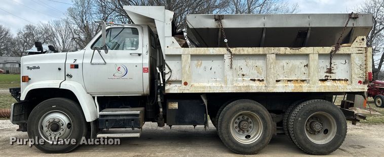 image for item ND9117 1988 GMC C7000 dump truck
