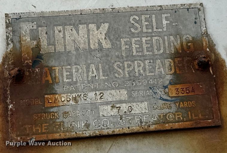 image for item ND9117 1988 GMC C7000 dump truck