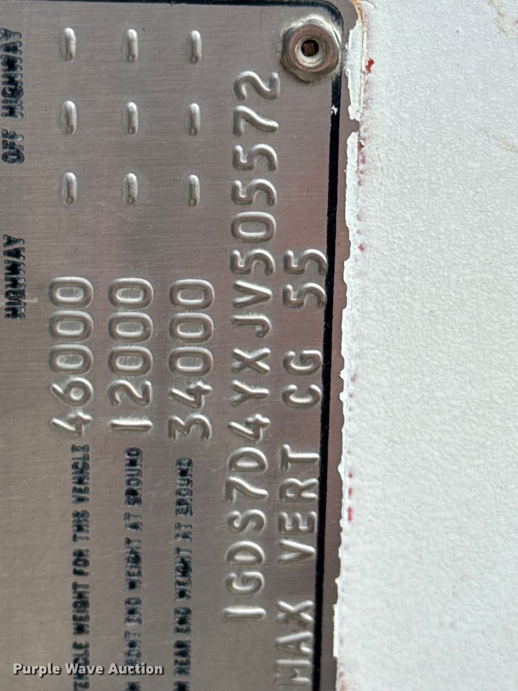 image for item ND9117 1988 GMC C7000 dump truck