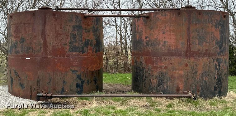 image for item ND9121 (2) steel oilfield tanks