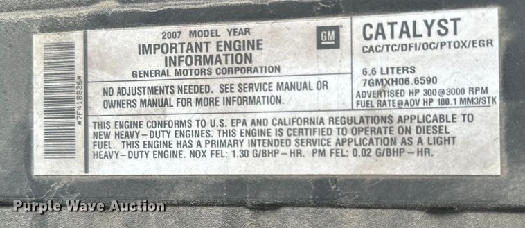 image for item ND9154 2007 Chevrolet C5500 shuttle bus