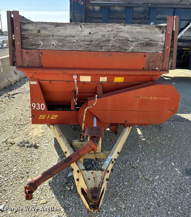 image for item NF9386 New Holland  512 manure spreader