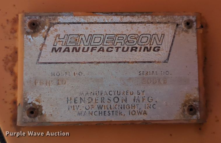 image for item NG9465 Henderson FSH10 spreader