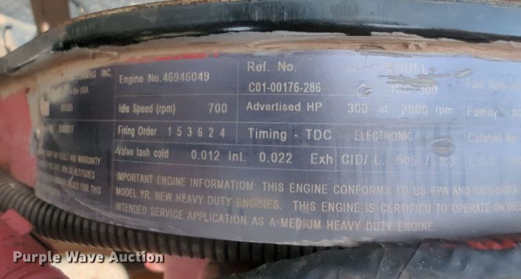 image for item NG9467 2009 Sterling L-Line dump truck