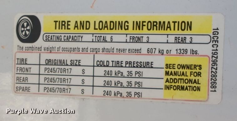 image for item NG9474 2006 Chevrolet  Silverado 1500  Ext. Cab pickup truck