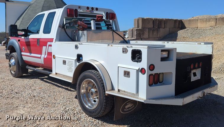 image for item NG9483 2013 Ford  F450 Super Duty SuperCab flatbed truck