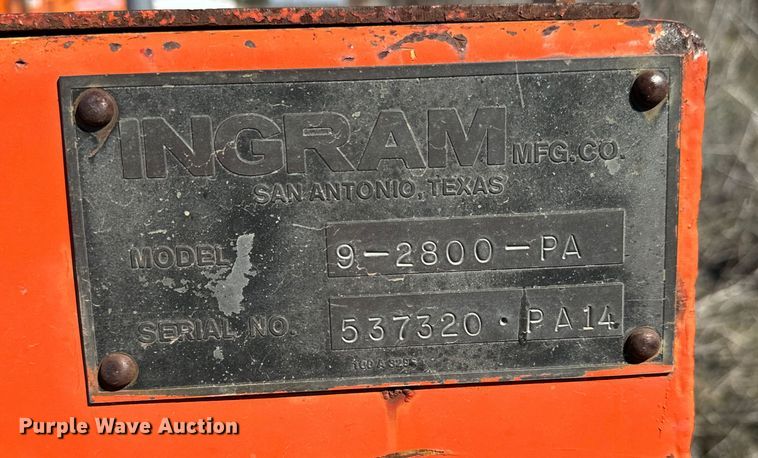 image for item NH9037 Ingram 9-2800-PA pneumatic roller