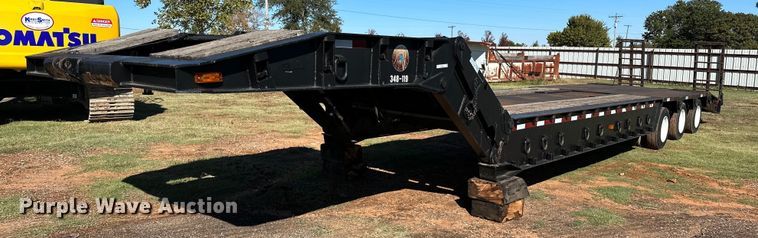 image for item NQ9524 1975 Lowboy equipment trailer