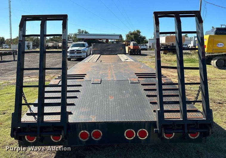 image for item NQ9524 1975 Lowboy equipment trailer