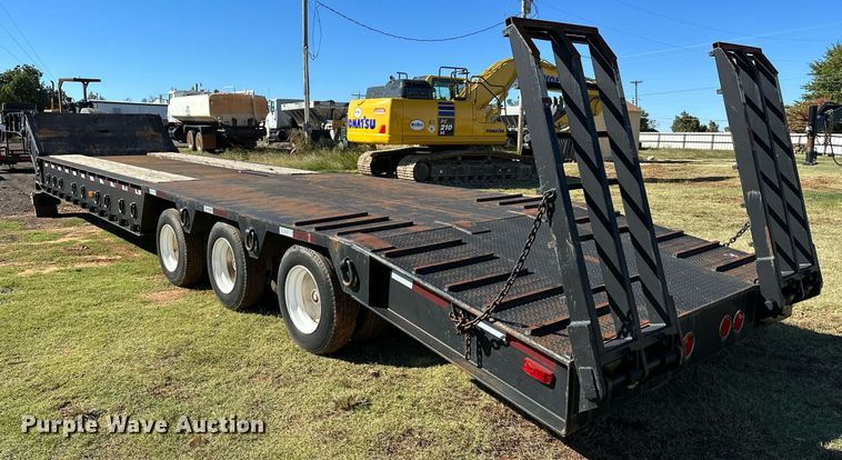 image for item NQ9524 1975 Lowboy equipment trailer