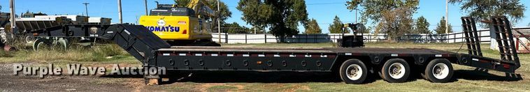 image for item NQ9524 1975 Lowboy equipment trailer