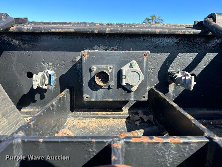image for item NQ9524 1975 Lowboy equipment trailer
