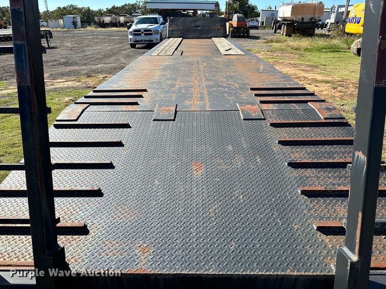 image for item NQ9524 1975 Lowboy equipment trailer