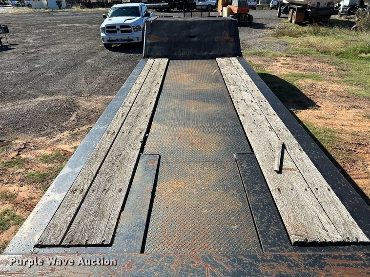 image for item NQ9524 1975 Lowboy equipment trailer