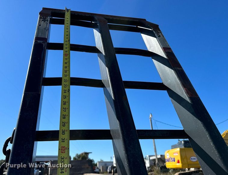 image for item NQ9524 1975 Lowboy equipment trailer