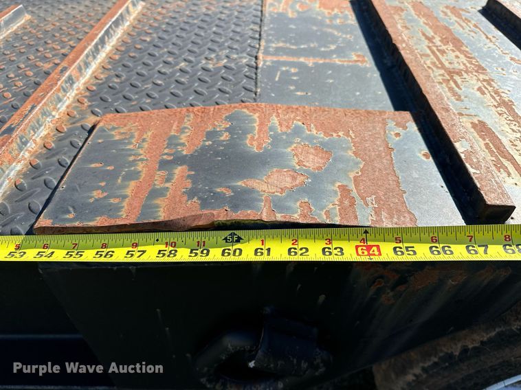 image for item NQ9524 1975 Lowboy equipment trailer