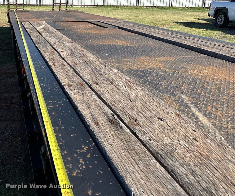 image for item NQ9524 1975 Lowboy equipment trailer