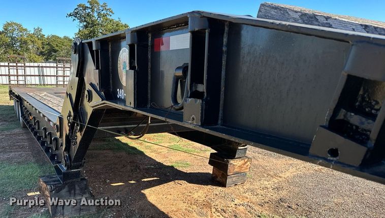 image for item NQ9524 1975 Lowboy equipment trailer