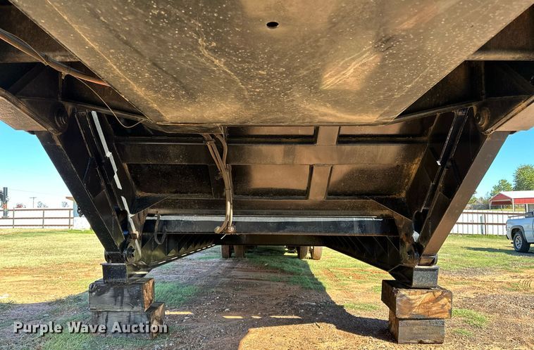 image for item NQ9524 1975 Lowboy equipment trailer