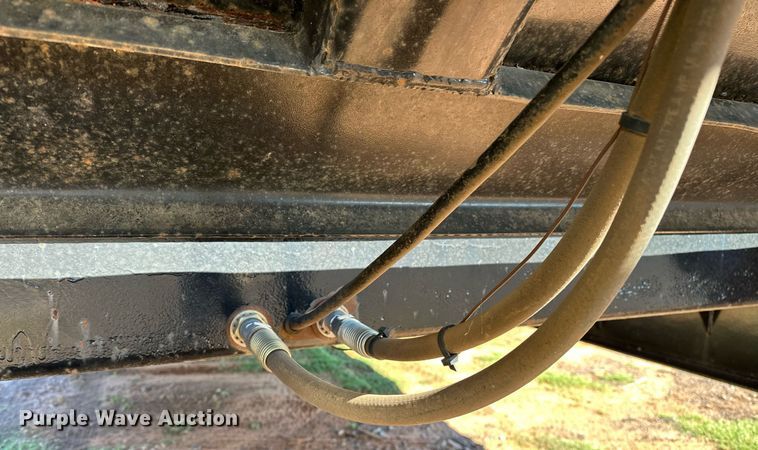 image for item NQ9524 1975 Lowboy equipment trailer