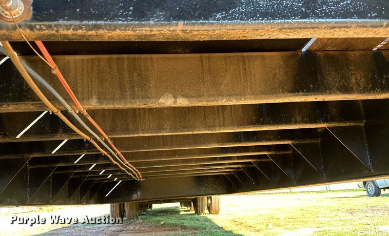 image for item NQ9524 1975 Lowboy equipment trailer