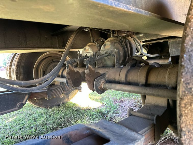 image for item NQ9524 1975 Lowboy equipment trailer