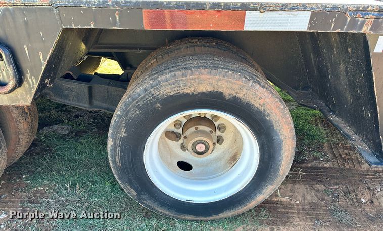 image for item NQ9524 1975 Lowboy equipment trailer